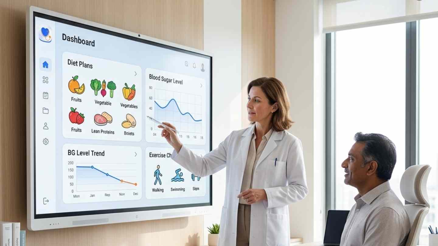 Diabetologist EMR Interface