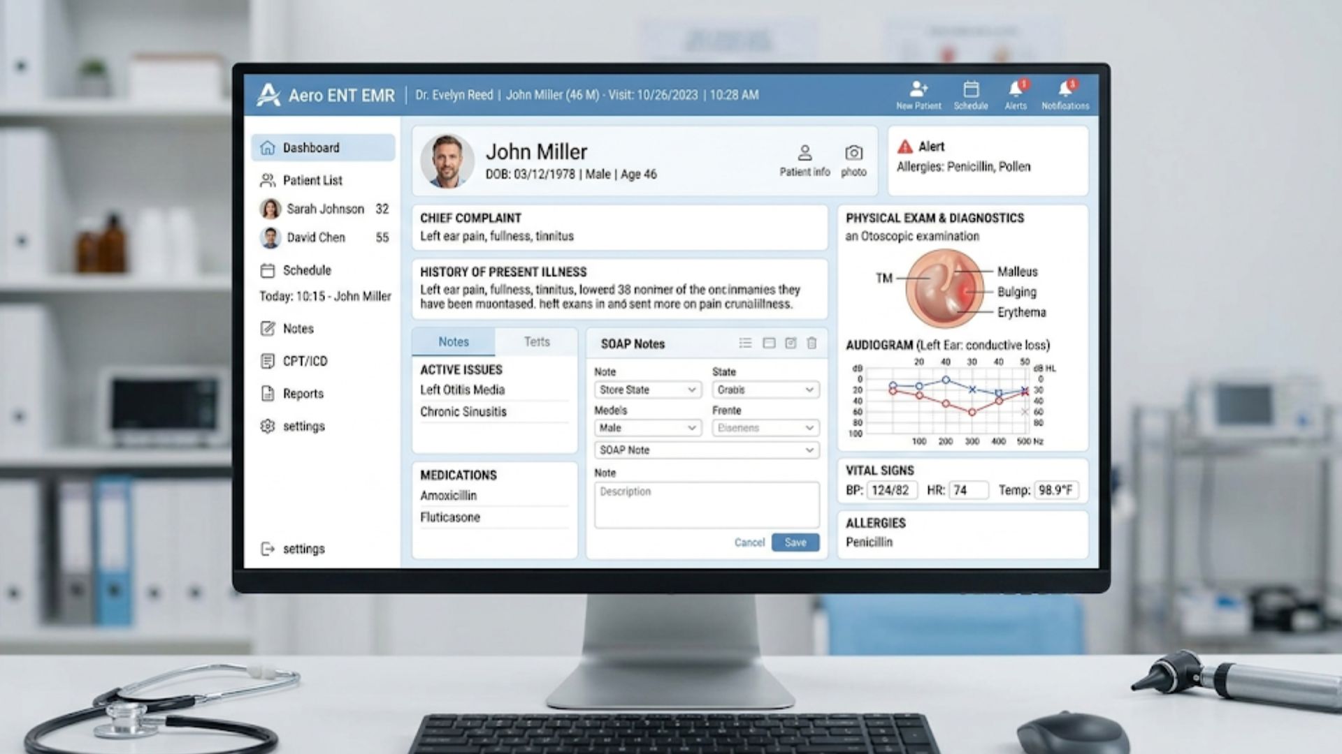 ENT Specialist EMR Interface