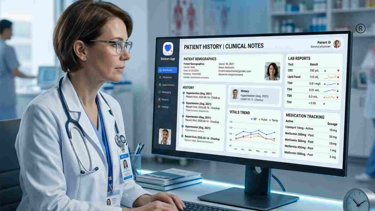 General Medicine EMR Interface